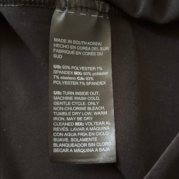 Chicos black Tshirt dress Size M (1). Cap-sleeve, midi length stretchy - Picture 4 of 7